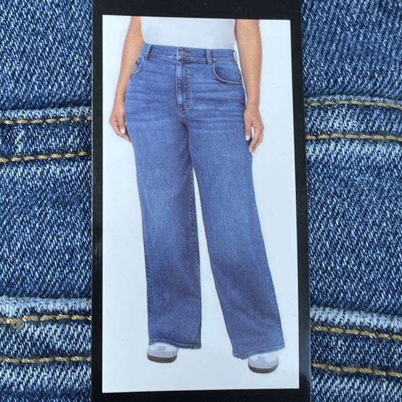 Well Worn Denim - Well Worn Women's Size 10 Wide Leg Jeans Blue e0446
